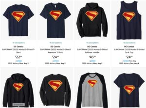 New Superman 2025 merch on sale now!